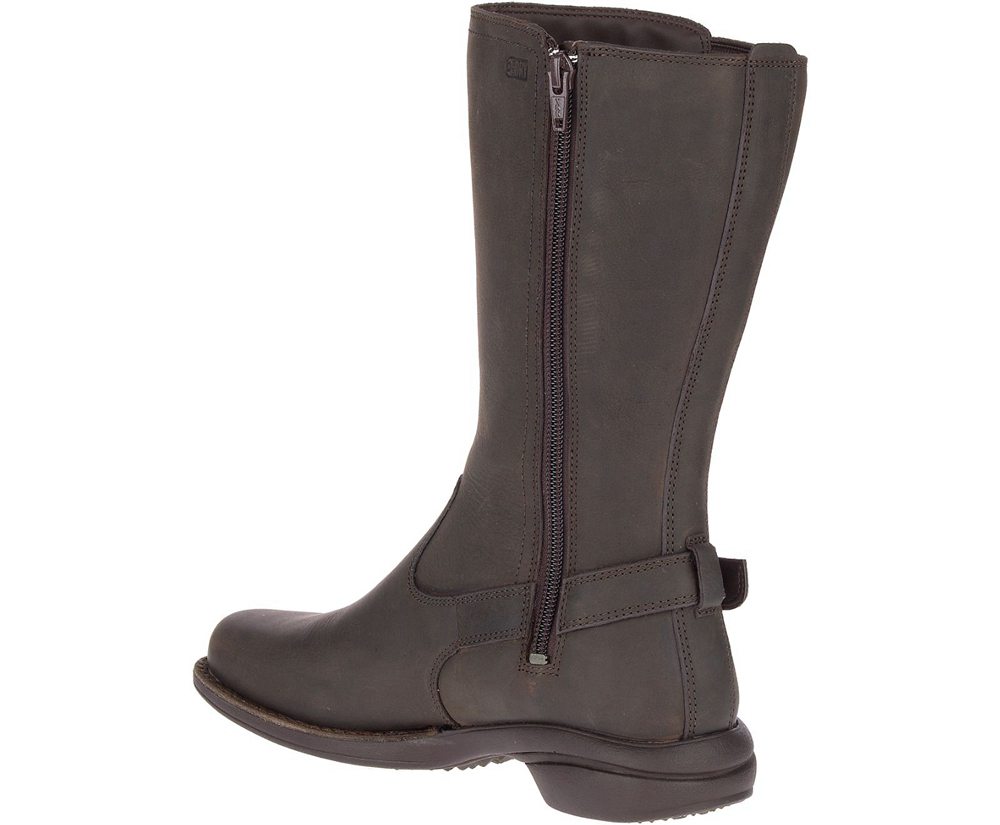 Merrell Støvler Dame - Andover Peak Waterproof - Brune - GKR467529